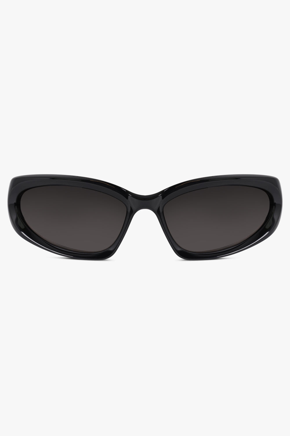 Swift Oval Sunglasses Black Parlour X