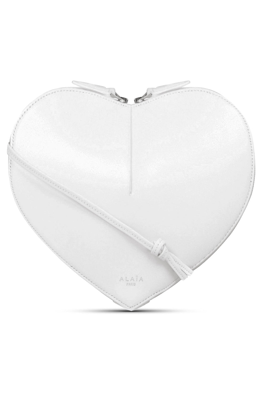 Le Coeur Velvet Heart Clutch in Blue - Alaia