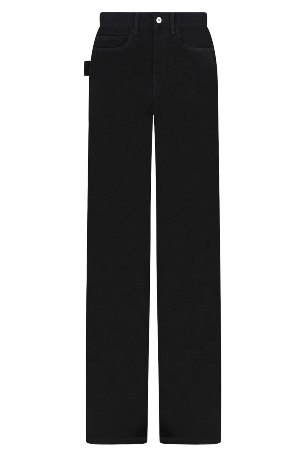 BOTTEGA VENETA HIGH RISE DENIM TROUSERS BLACK NEW SEASON PARLOUR X –  Parlour X