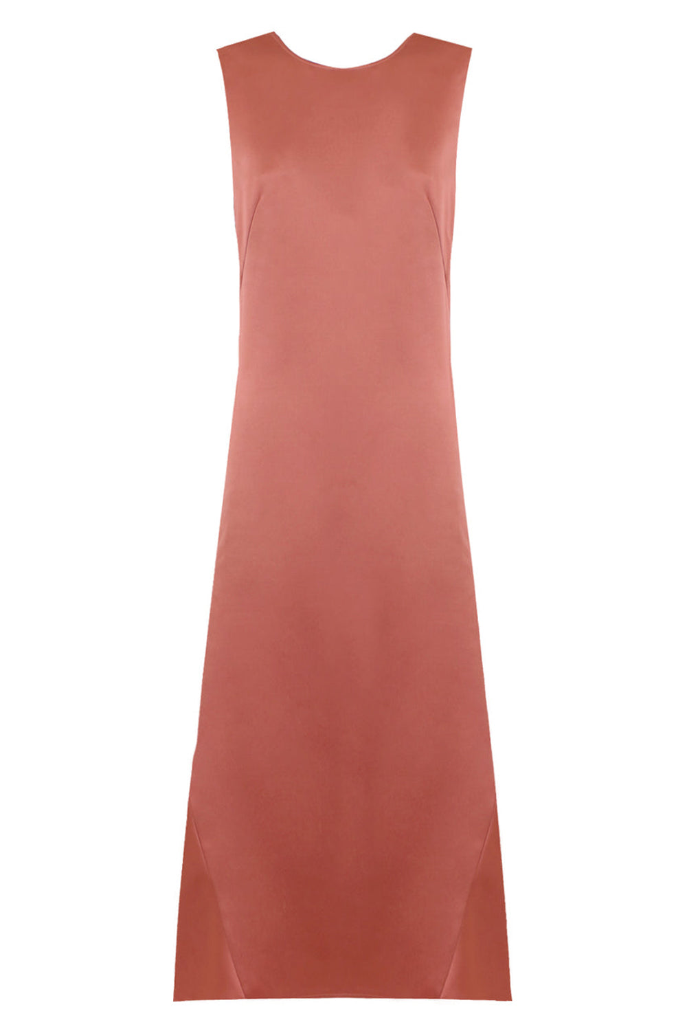 LOW BACK SLEEVELESS MAXI DRESS FUSCHIA Parlour X