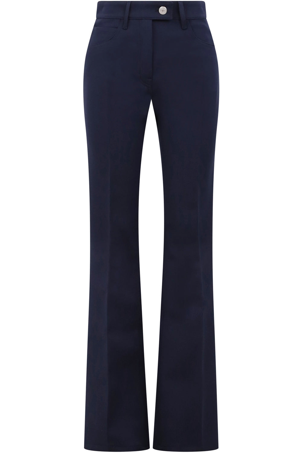 Navy Bootcut Trousers