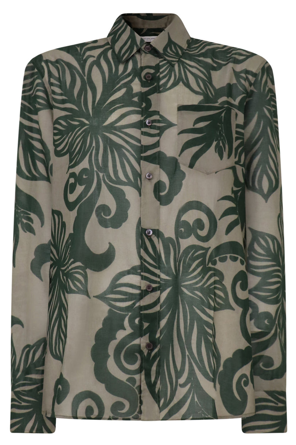 Dries Van Noten Floral Shirt Discount Cpshouston Net