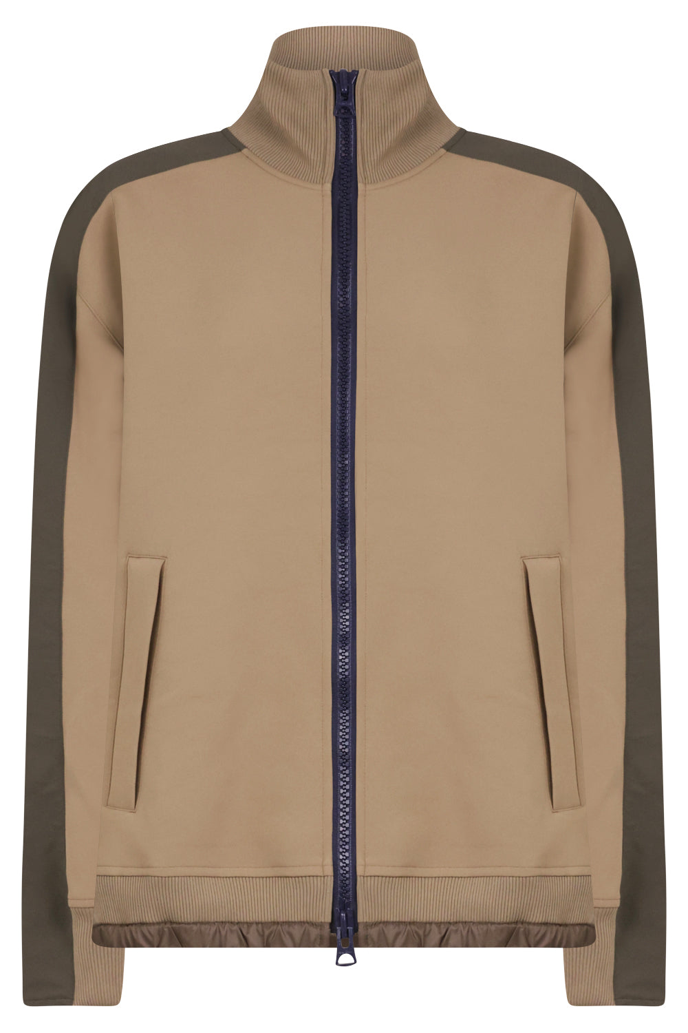 SACAI TECHNICAL JERSEY BLOUSON BEIGE NEW SEASON PARLOUR X SYDNEY