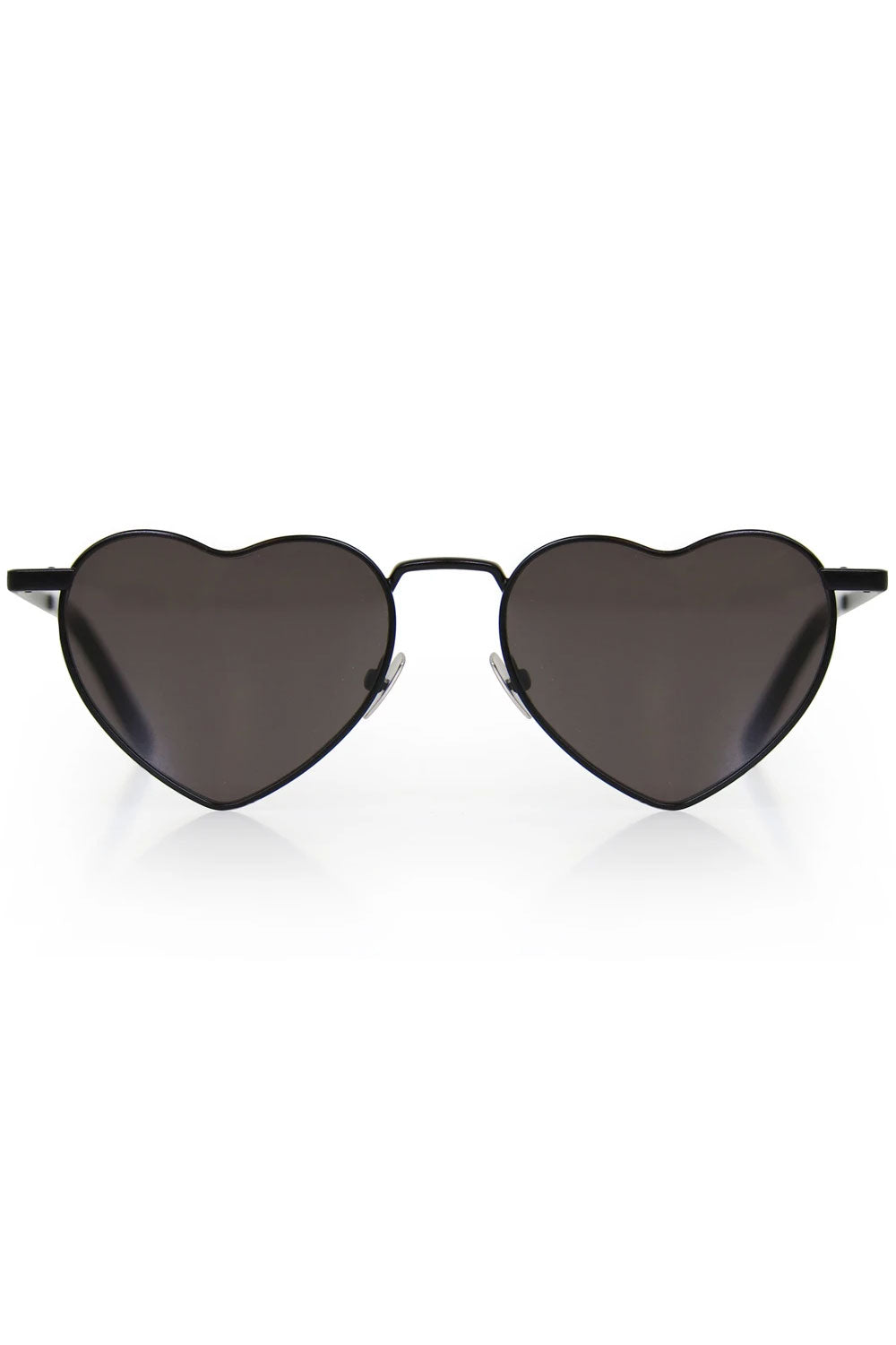 Ysl black store heart sunglasses