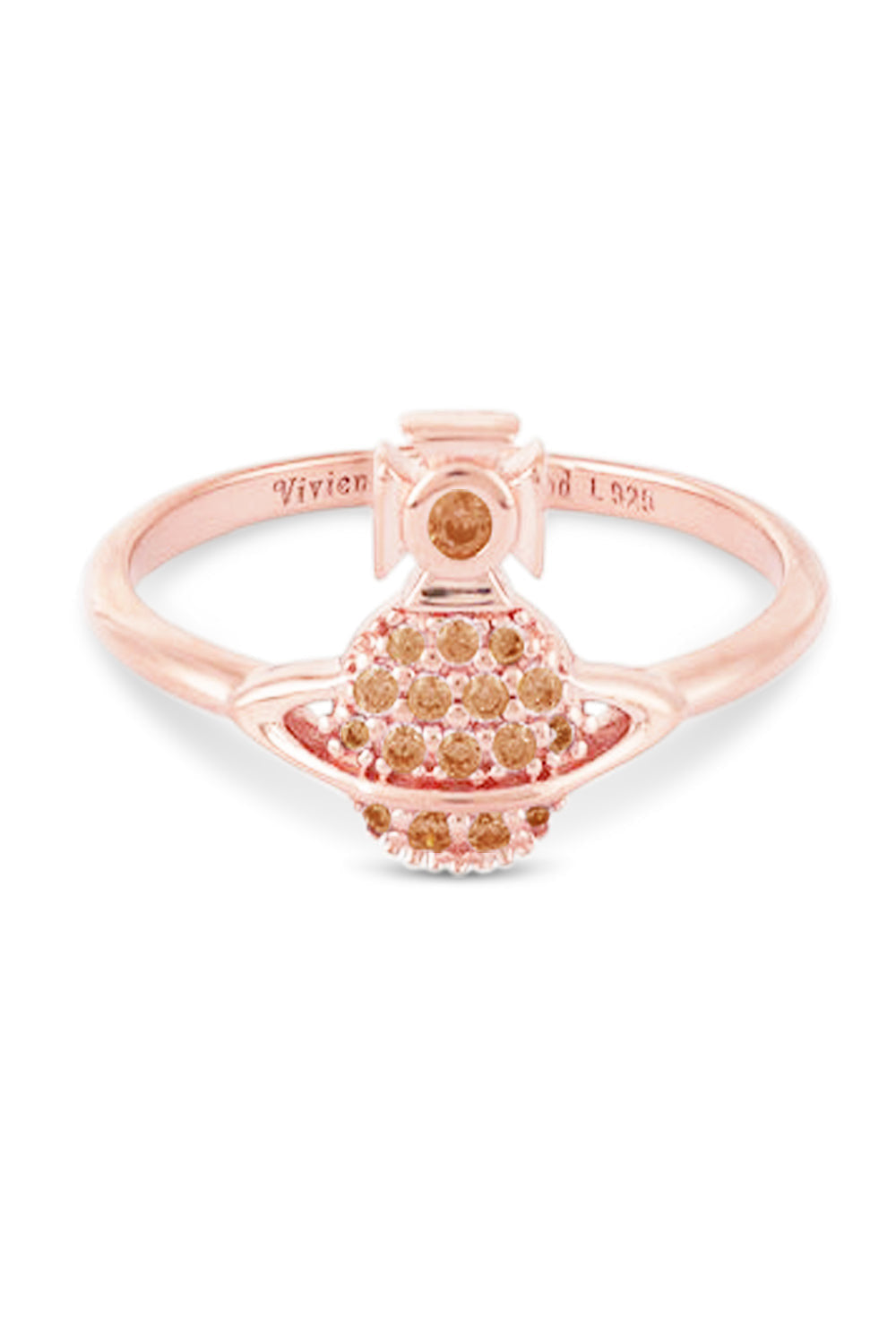 Vivienne westwood deals rose gold ring