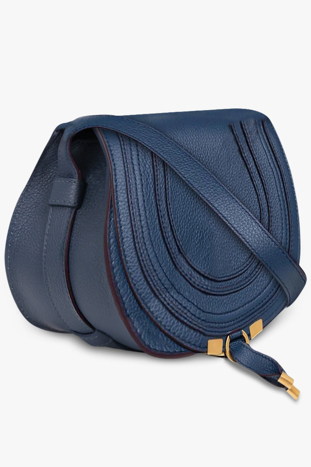 CHLOE BAGS BLUE MARCIE SMALL BAG | DEEP DENIM