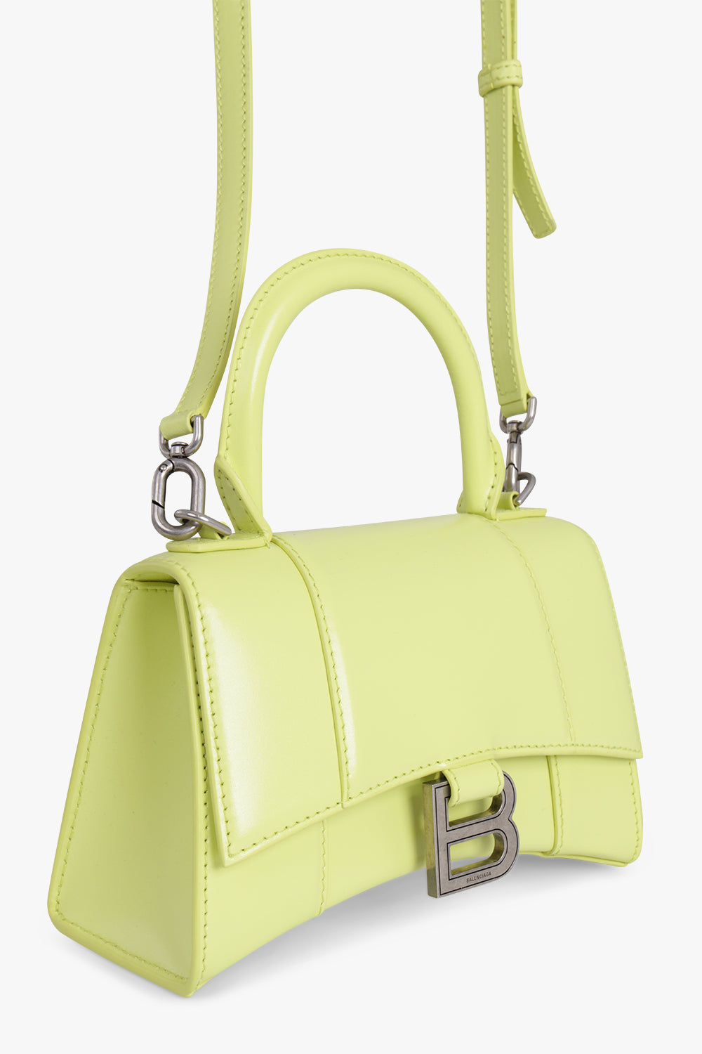 Yellow balenciaga hourglass discount bag