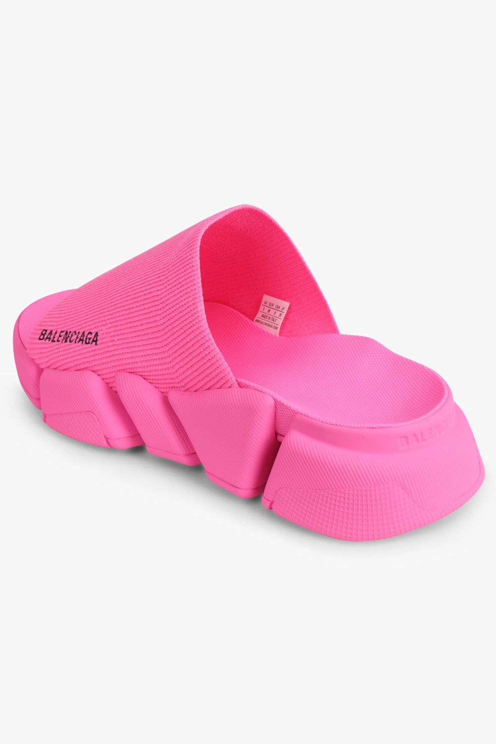 Balenciaga pink slides hot sale