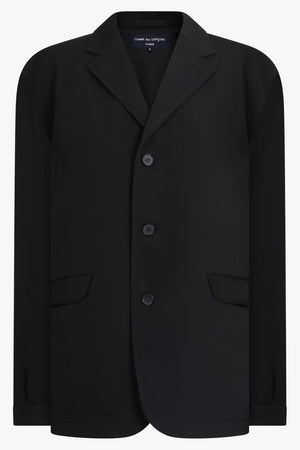 COMME DES GARCONS HOMME RTW TWILL BLAZER | BLACK