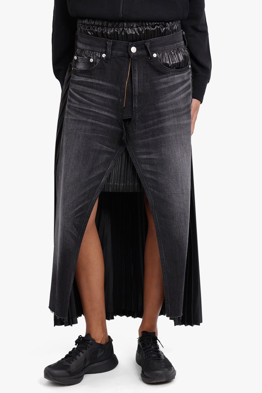 Buy Twenty Dresses by Nykaa Fashion Black A Line Short Denim Skirt (Set of  2) Online