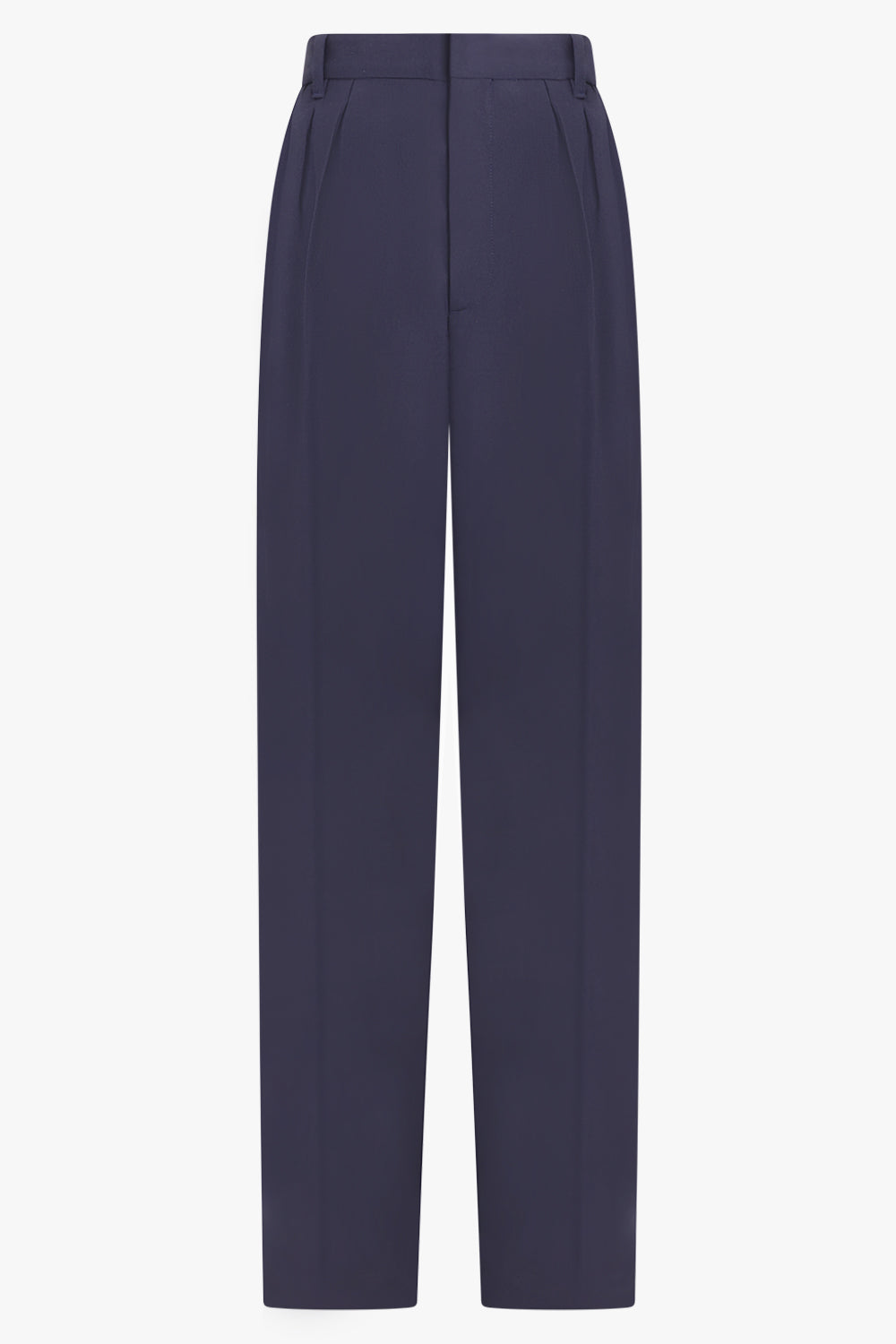 Pleated Tailored Pant | Midnight Blue