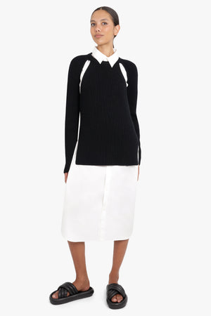 PROENZA SCHOULER RTW BACKLESS KNIT | BLACK