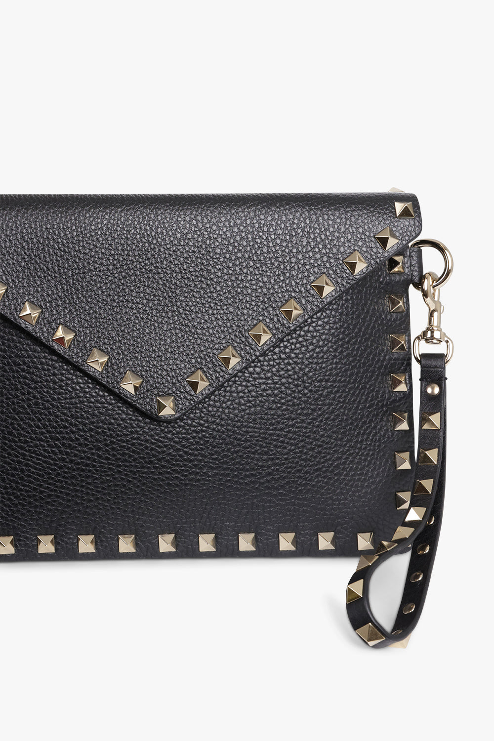 Valentino rockstud clutch store black