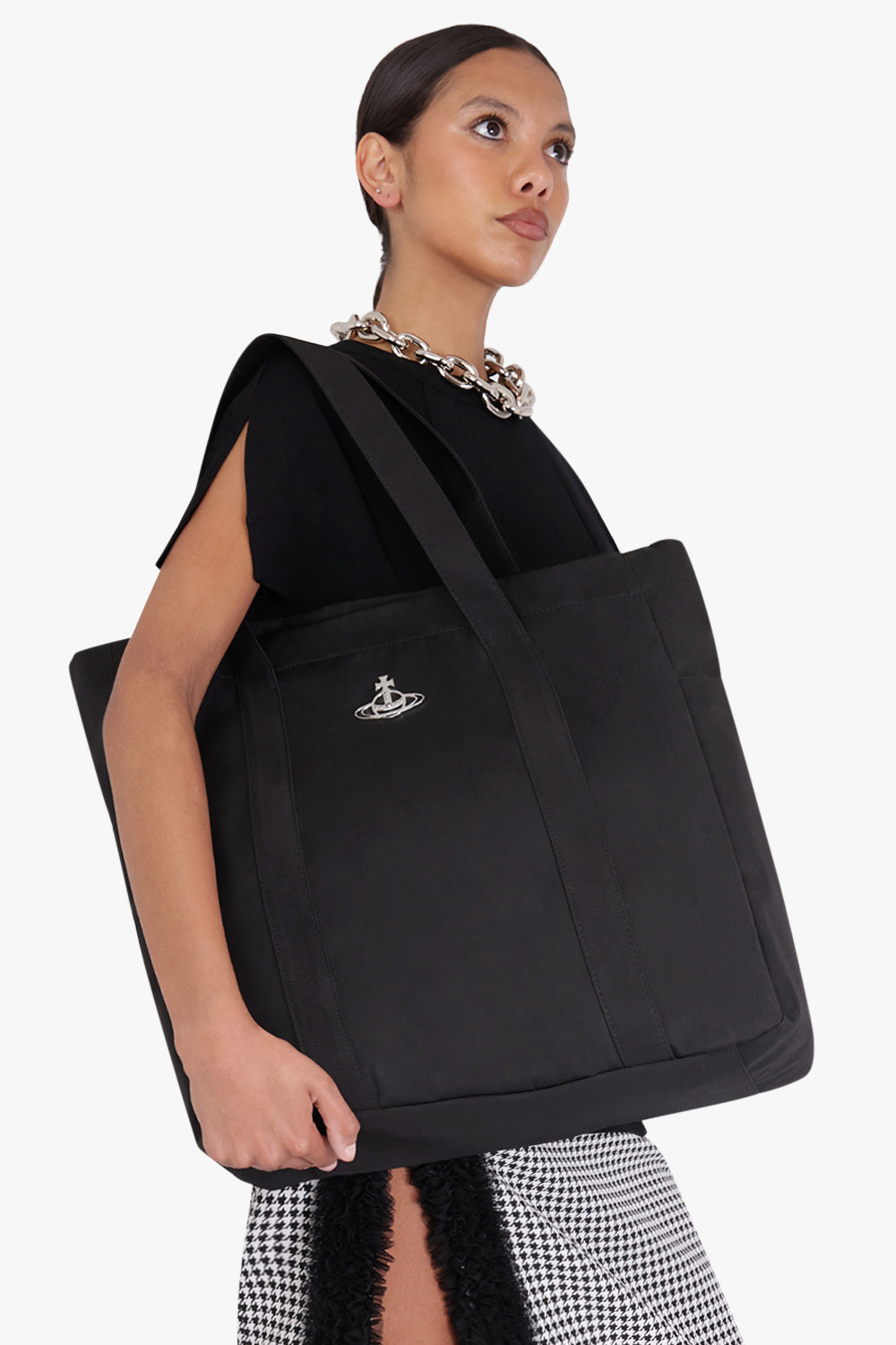 Murray Tote Bag| Black/Silver – Parlour X