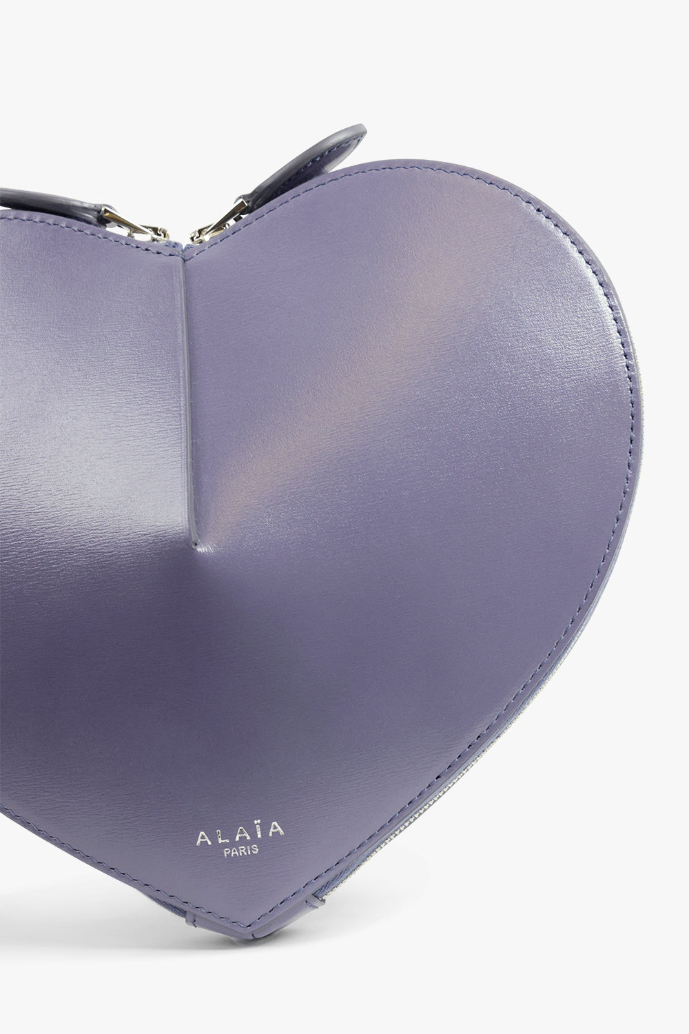 ALAIA BAGS BLUE / BLEU TURQUIN Le Coeur Heart Shaped Bag | Grey Blue