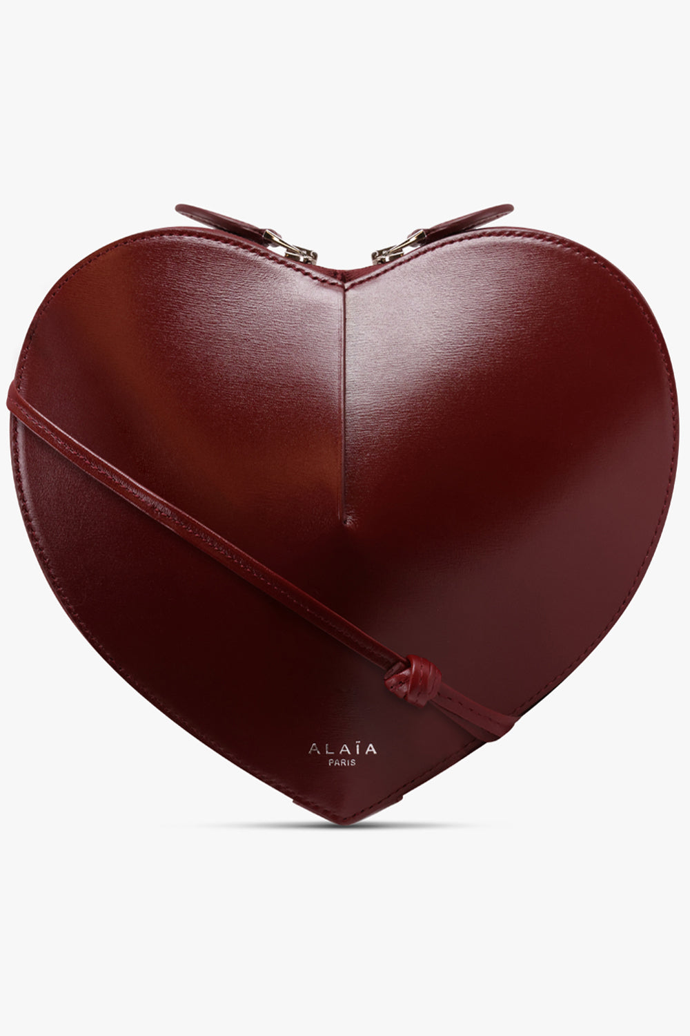 ALAIA BAGS RED / ROUGE GRENAT Le Coeur Heart Shaped Bag | Garnet Red