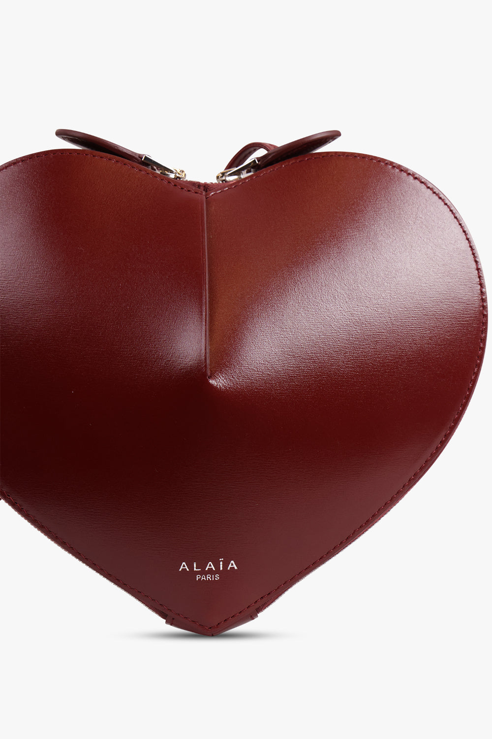 ALAIA BAGS RED / ROUGE GRENAT Le Coeur Heart Shaped Bag | Garnet Red