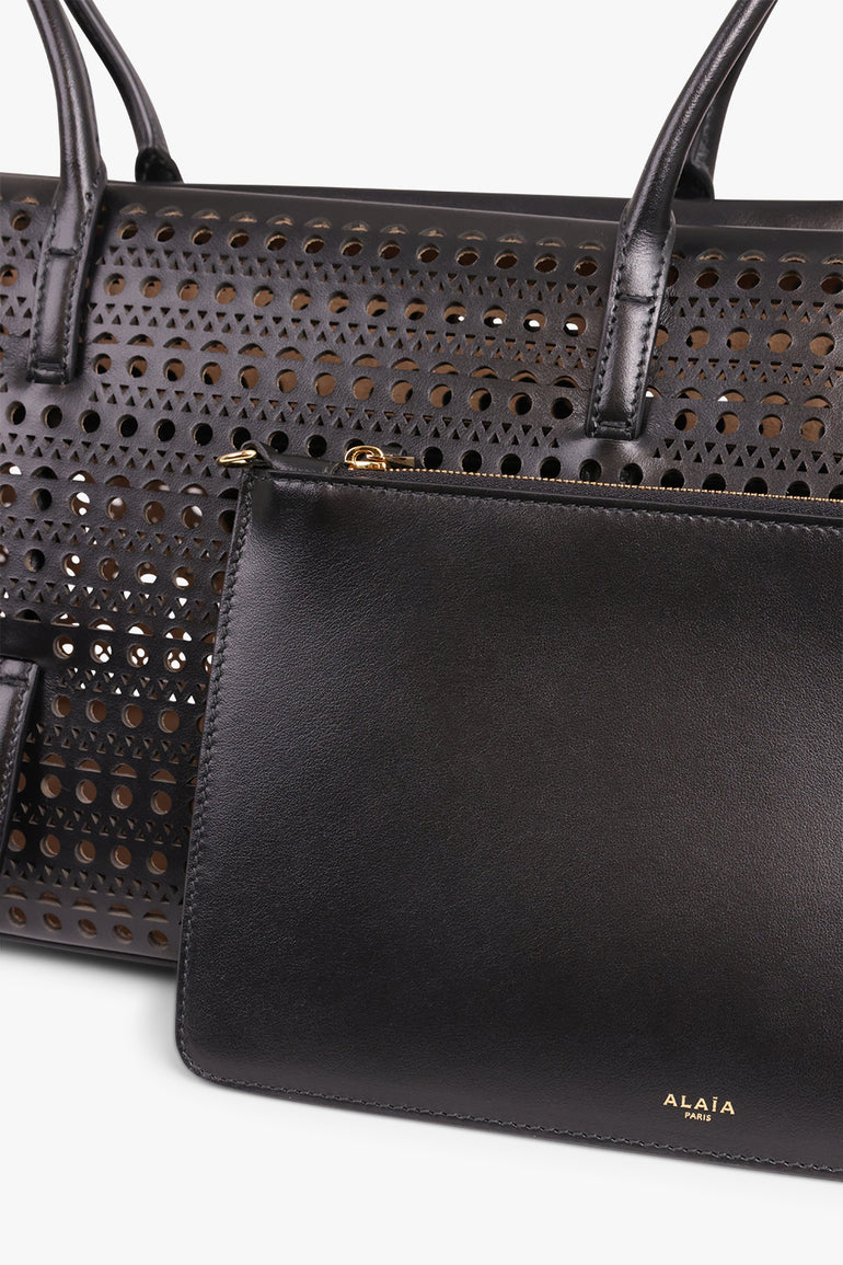 ALAIA BAGS BLACK / 999 - NOIR Neo Mina 32 Perforated Bag | Black