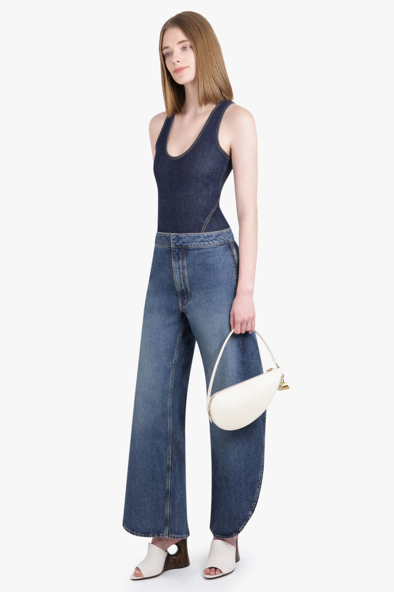 ALAIA RTW CROSSBACK BODY | BLEU DENIM