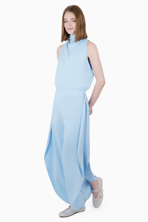 ALAIA RTW Round Fit Pant | Light Blue