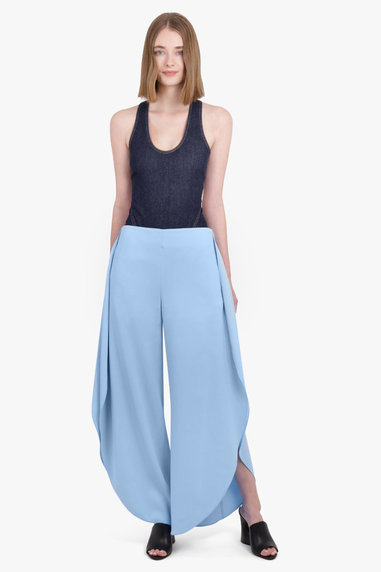 ALAIA RTW Round Fit Pant | Light Blue