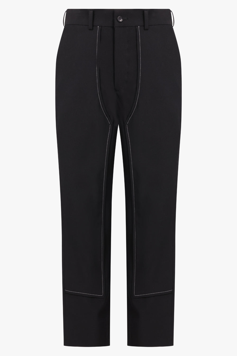 COMME DES GARCONS RTW Top Stitch Detail Pant | Black