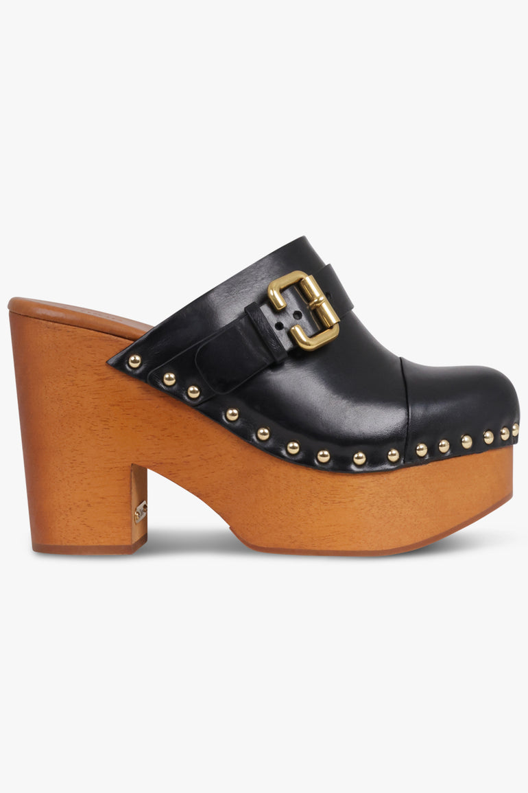 CHLOE SHOES Jeanette 110mm Clog Mule | Black