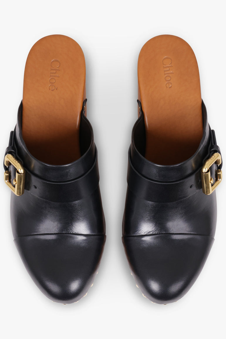 CHLOE SHOES Jeanette 110mm Clog Mule | Black