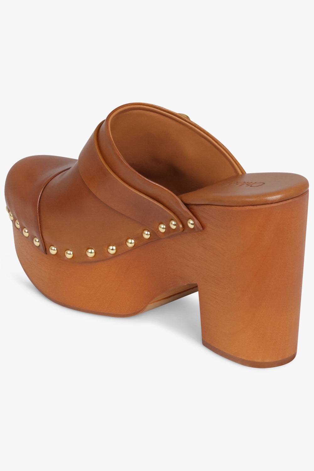 CHLOE SHOES Jeanette 110mm Clog Mule | Ginger Brown