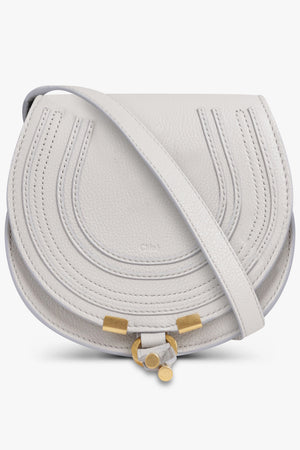 CHLOE BAGS BLUE / BLUE MIST Small Marcie Saddle Crossbody Bag | Blue Mist