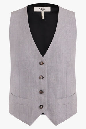 Tailored Waistcoat | Swan Grey