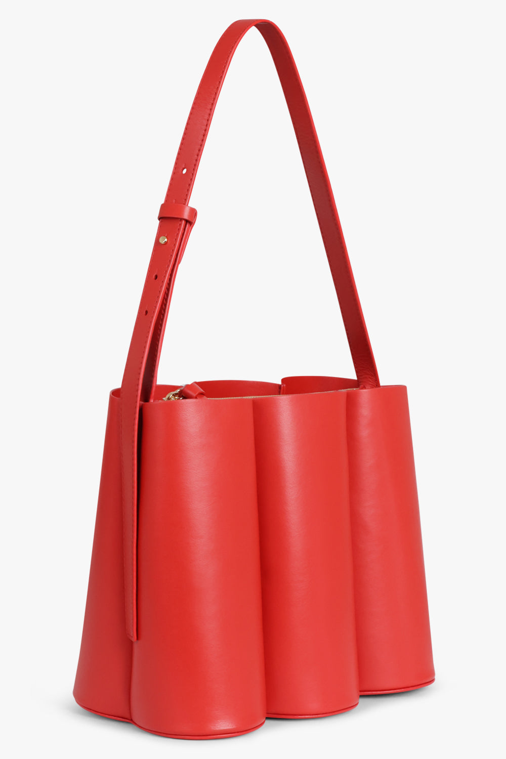 COLVILLE BAGS RED / RED Jelly Curve Tote Shoulder Bag | Red