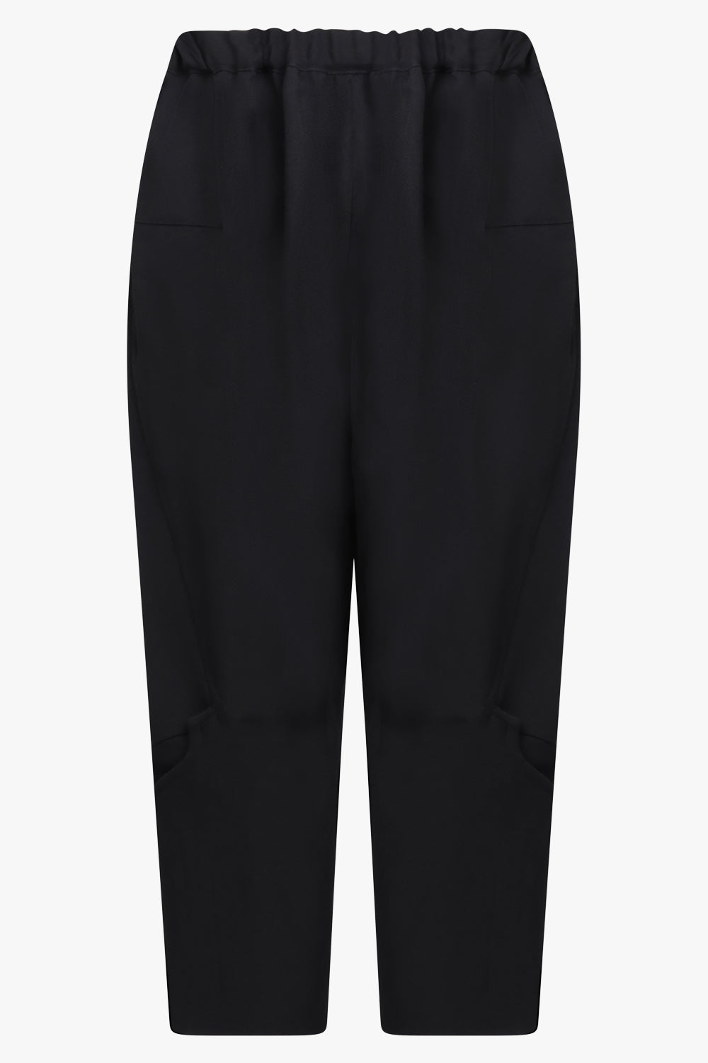 COMME DES GARCONS RTW Crop Tapered Elastic Waistband | Black