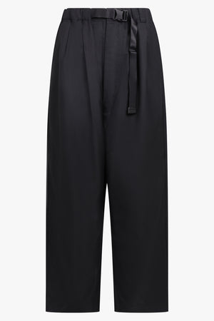 COMME DES GARCONS HOMME RTW Cropped Tapered Pant | Black