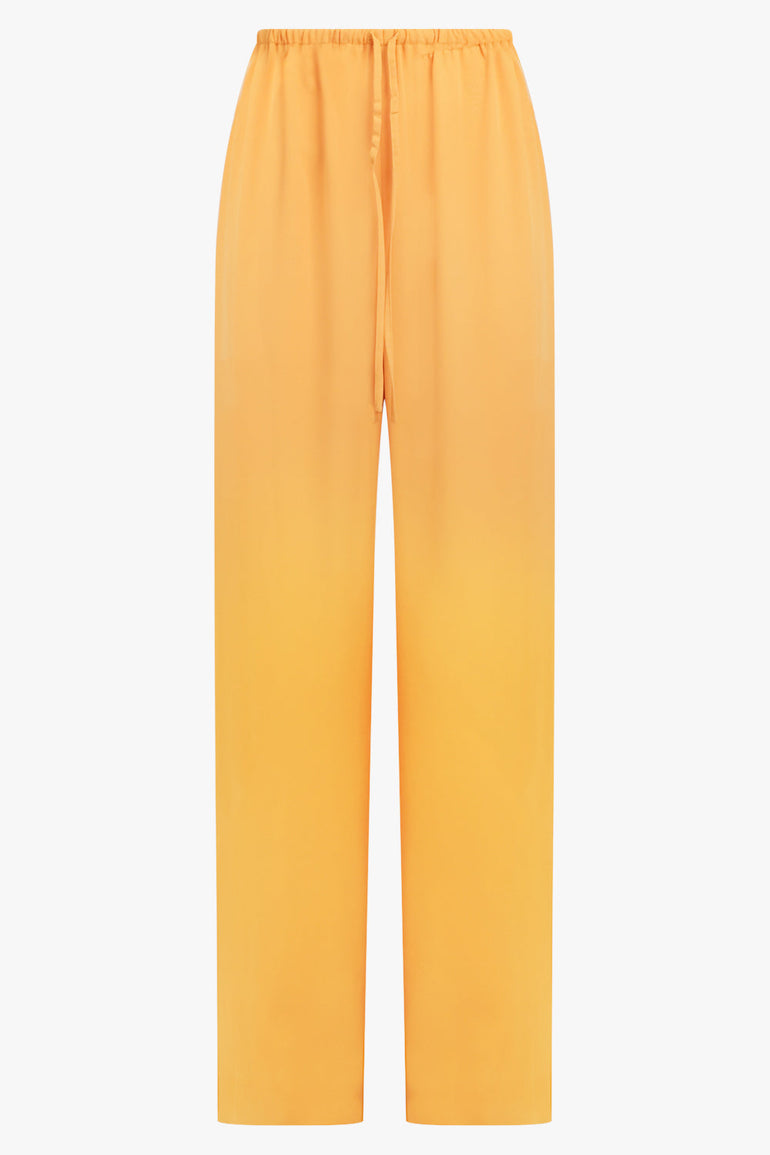 DRIES VAN NOTEN RTW Puvis Wide Leg Drawstring Pant | Orange