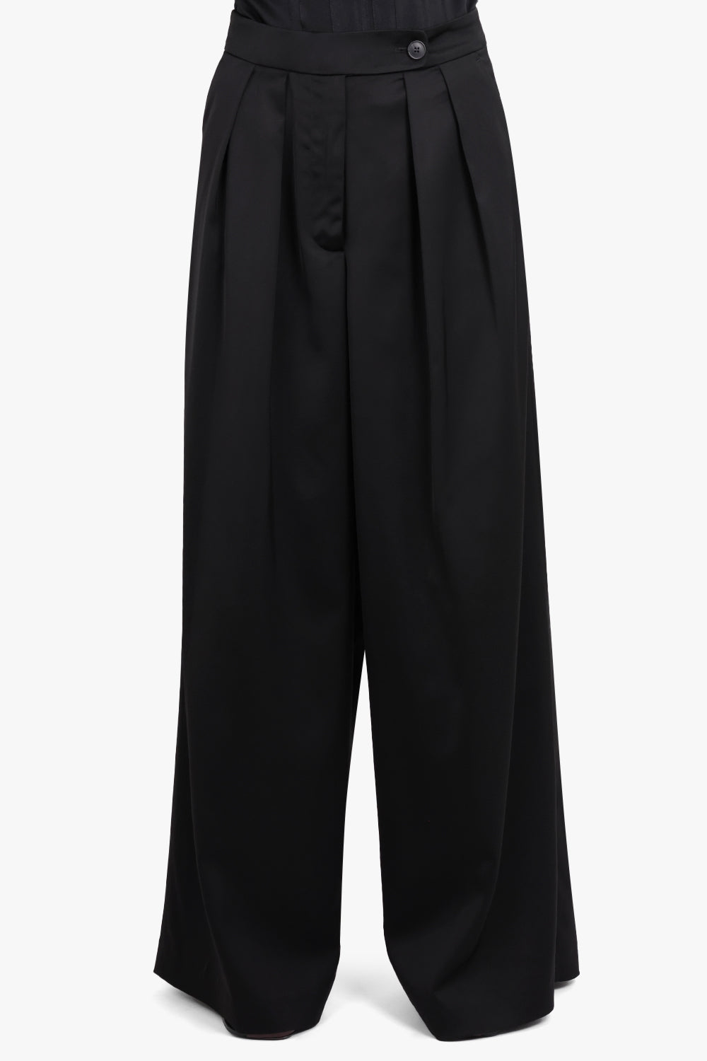 DRIES VAN NOTEN RTW Pamplona Wide Leg Pant | Black