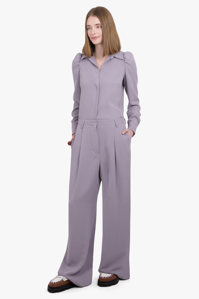 DRIES VAN NOTEN RTW Porter Straight Leg Pant | Lilac