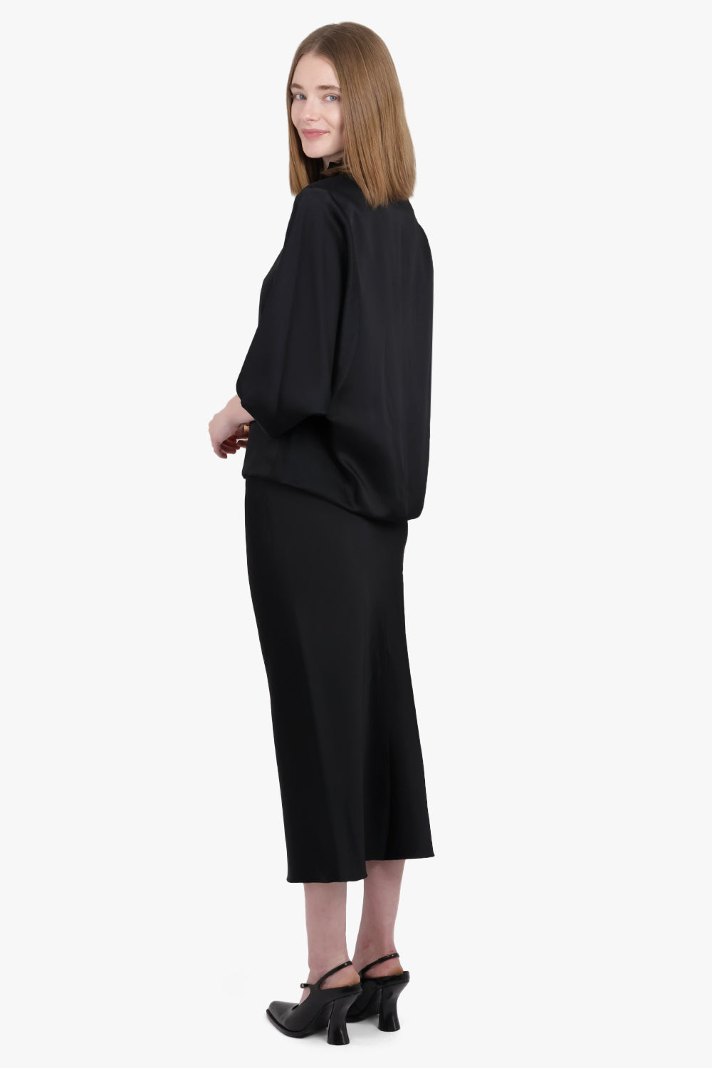 DRIES VAN NOTEN RTW Sati Midi Skirt | Black