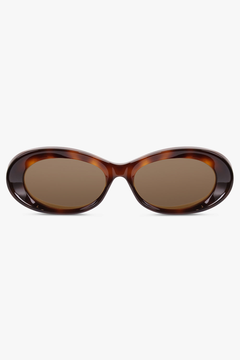 GUCCI ACCESSORIES BROWN / BROWN GG1527S 54 Oval Frame Sunglasses | Havana