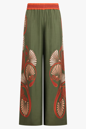 LA DOUBLEJ RTW Palazzo Wide Leg Print Pant | Kerylos Placée