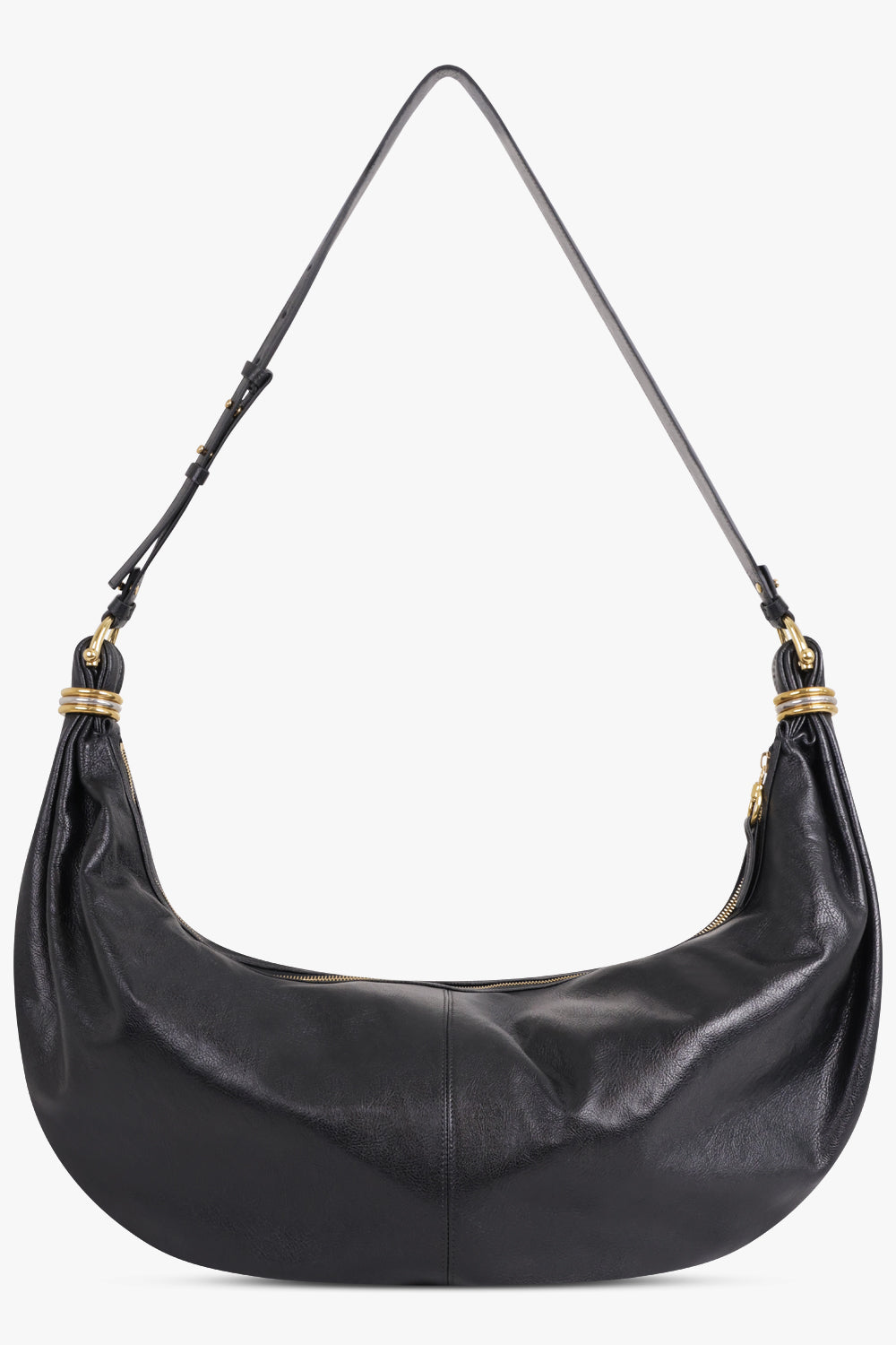 CHLOE BAGS BLACK / BLACK Large Bracelet Hobo Bag | Black