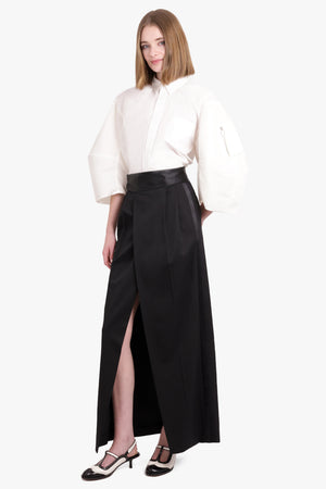 Split Front Maxi Skirt | Black