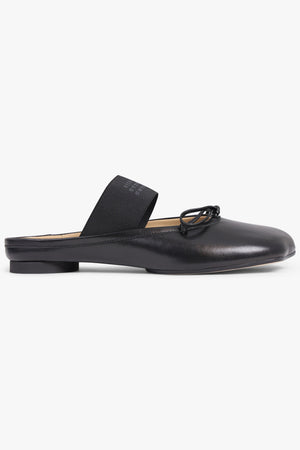 MM6 BY MAISON MARGIELA SHOES Tabi Ballerina Flat Slide | Black