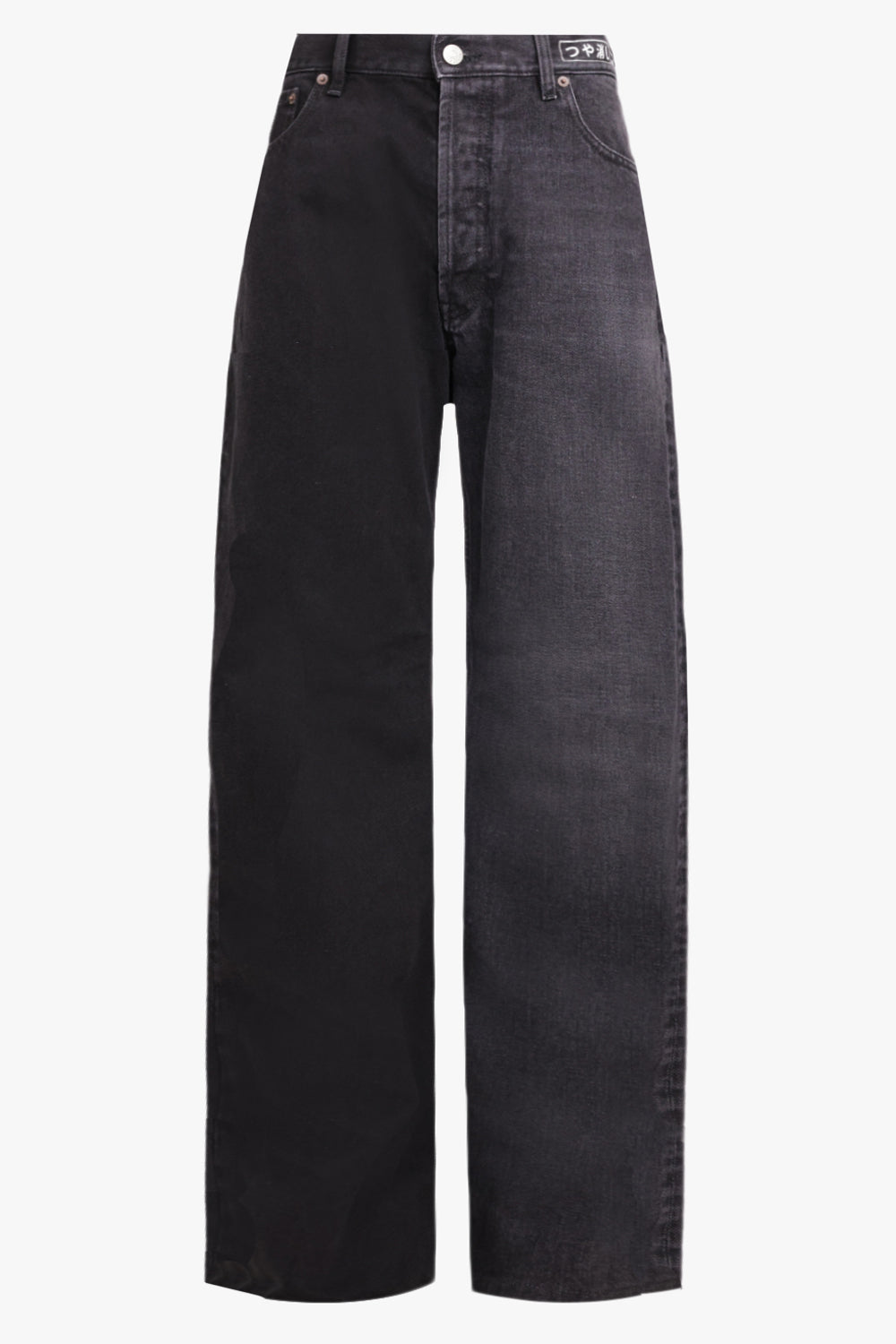 MM6 BY MAISON MARGIELA RTW Two Tone 5 Pocket Denim Pant | Black/Washed Grey