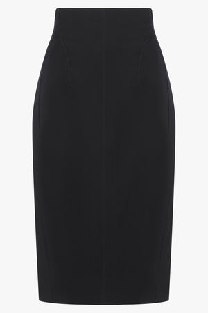 MUGLER SKIRTS Pencil Midi Skirt | Black