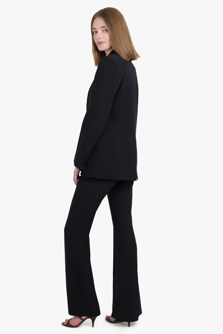 NINA RICCI RTW Shawl Collar Cady Blazer | Black