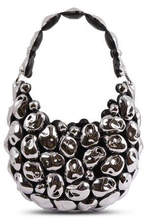 Stone Cloud Medium Bag | Silver/Black