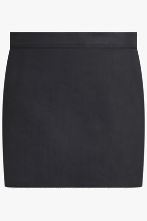 RICK OWENS RTW Gonna Denim Mini Skirt | Black