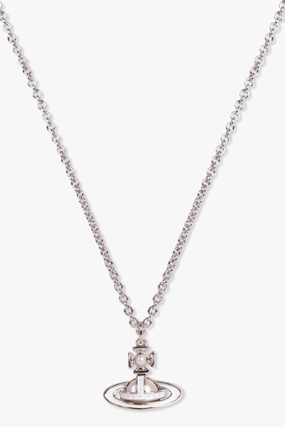 VIVIENNE WESTWOOD JEWELLERY SILVER / SILVER Simonetta Bas Relief Pendant | Silver