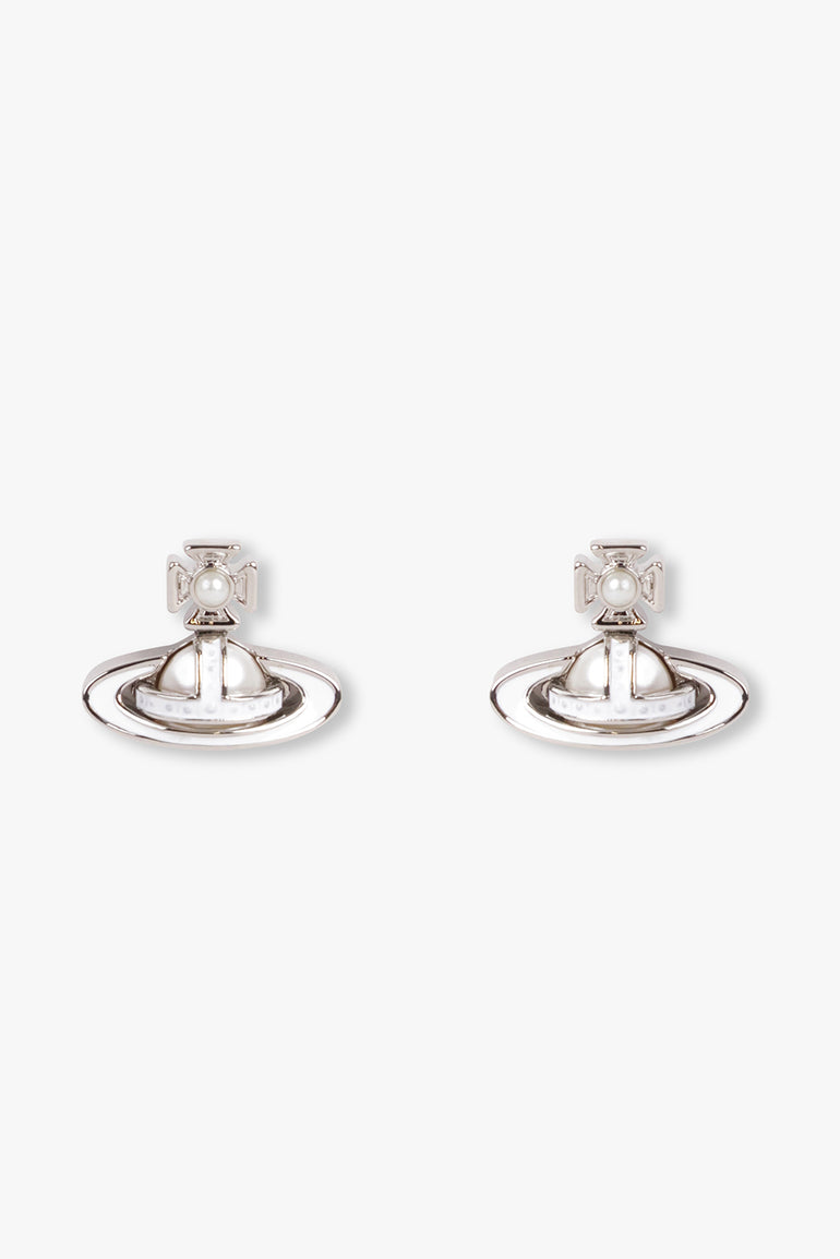 VIVIENNE WESTWOOD JEWELLRY SILVER / SILVER Simonetta Bas Relief Earrings | Silver